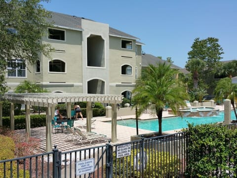 Pool area.