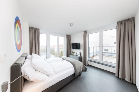 Junior Suite Rooftop | Laptop workspace, iron/ironing board, free WiFi, bed sheets