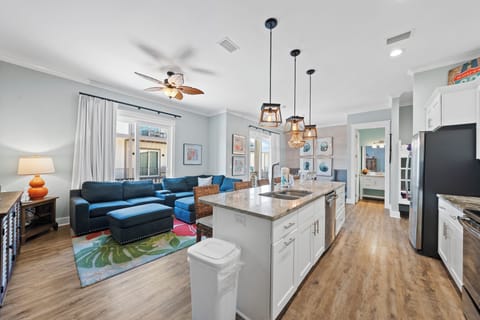 Exclusive Cottage, 2 Bedrooms, Balcony, Lagoon View | Living room | 74-cm flat-screen TV with cable channels, TV