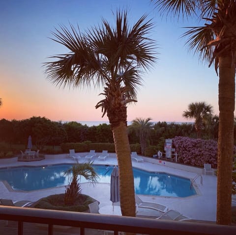 Sunset from porch