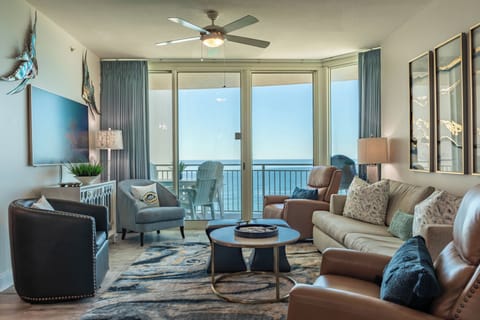 Gulf front living room