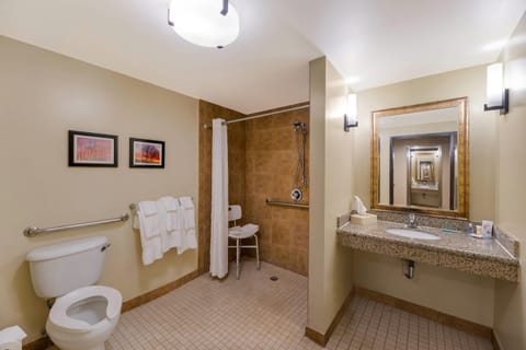 Suite, 1 King Bed, Accessible, Non Smoking | Desk, iron/ironing board, free cribs/infant beds, free WiFi