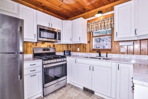 Plenty of counter space for meal prep.