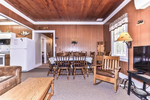 Living room connected to dining room where everyone can gather.