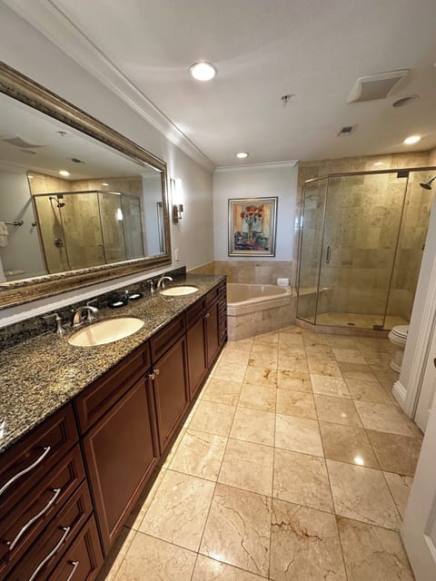 Master Bath with large tub and separate shower