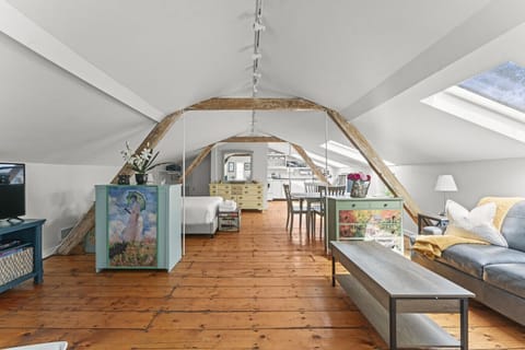 Spacious Studio above restored mill.