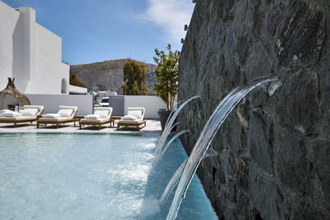 Outdoor pool, open 7:30 AM to 8:30 AM, sun loungers
