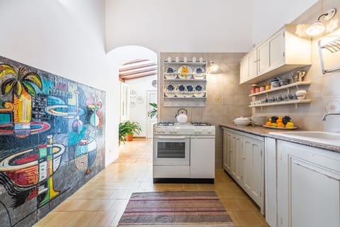 Shared fridge, microwave, highchair