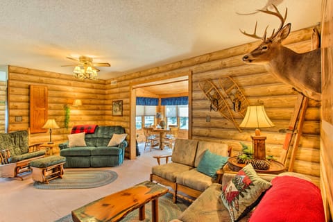 Lake Nebagamon Vacation Rental | 2BR | 1.5BA | 1,260 Sq Ft | 2 Steps Required