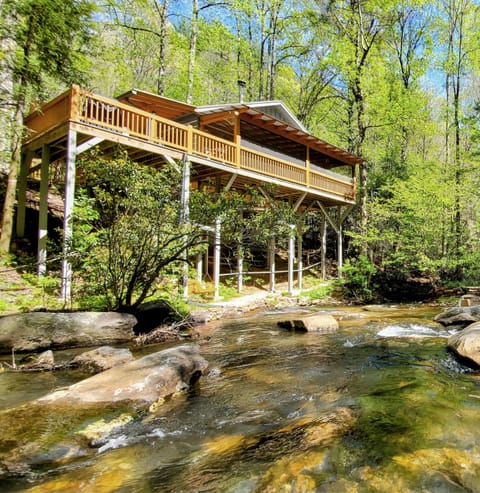 Most Unique Creekside Setting in North Georgia!