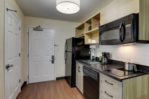 Studio Suite, 2 Queen Beds | Desk, blackout drapes, iron/ironing board, free WiFi