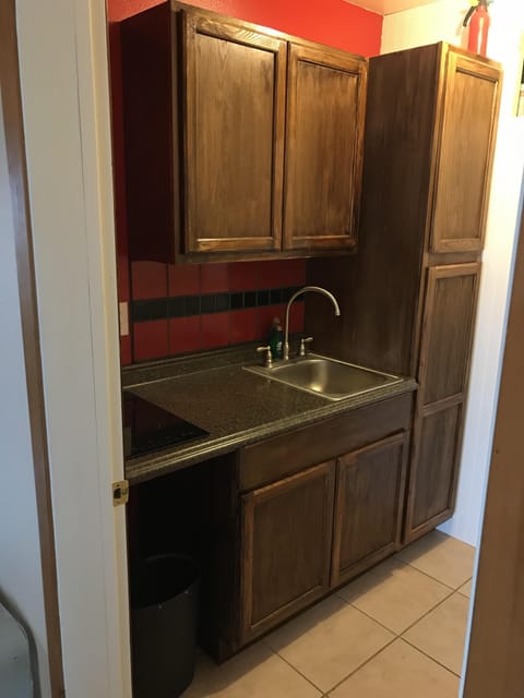 Kitchen is small but convenient!