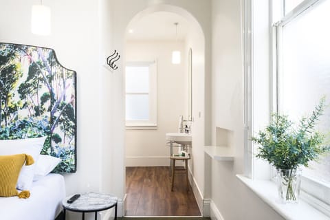 Premium Queen | Premium bedding, pillowtop beds, individually decorated