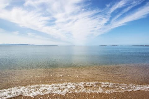 On the beach, white sand, snorkeling, water skiing