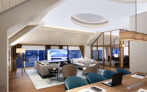 Presidential Suite, 1 King Bed | Hypo-allergenic bedding, minibar, in-room safe, desk