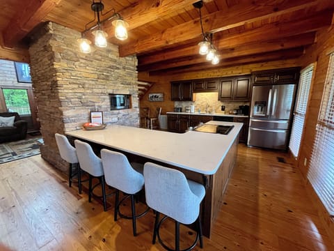 Kitchen with Bar Seating 