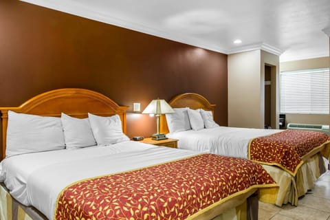 Standard Room, 2 Queen Beds, Non Smoking | Desk, laptop workspace, iron/ironing board, free WiFi