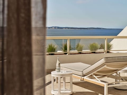 Terrace King Suite with Bay View | In-room safe, desk, iron/ironing board, cribs (free)