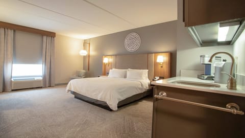 Standard Room, 1 King Bed with Sofa bed | Desk, blackout drapes, iron/ironing board, free cribs/infant beds