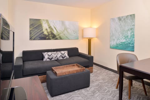 Studio Suite, 1 King Bed | Living area | 43-inch Smart TV with cable channels, TV, Netflix