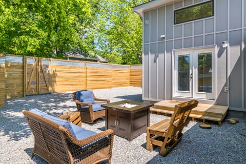 The Backyard is Spacious and Comfortable and has Plenty of Space for activities.