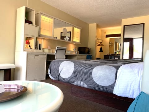 Desk, soundproofing, iron/ironing board, free WiFi