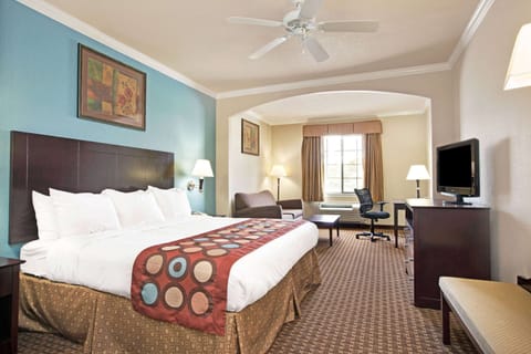 Individually decorated, individually furnished, desk, laptop workspace