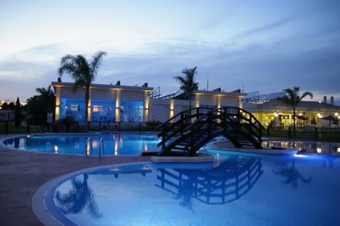 Indoor pool, seasonal outdoor pool