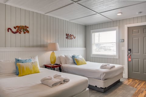Standard Room, 2 Queen Beds | WiFi (free), bed sheets