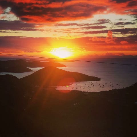 Sunrise October sky