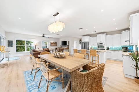 Large Dining Table Accommodating up to 8 People  