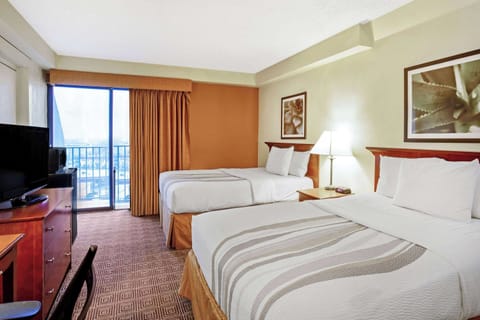 Room, 2 Queen Beds, Accessible (Mobility/Hearing Impaired Accessible) | Premium bedding, desk, blackout drapes, iron/ironing board