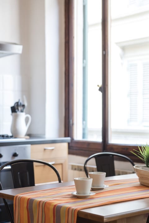 Basic Apartment, 1 Bedroom | Private kitchen | Fridge, microwave, stovetop, dishwasher