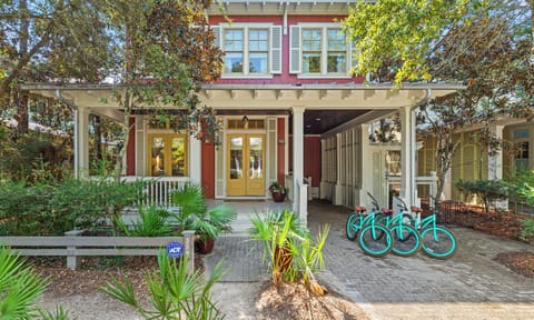 Front of Home, 3 adult bikes provided