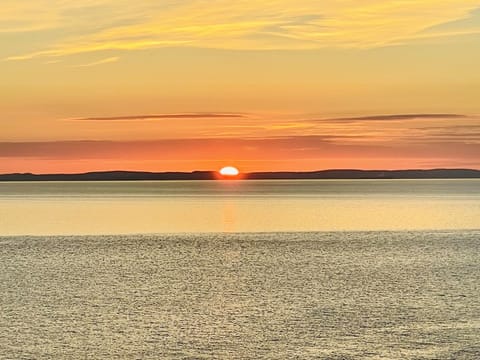 The incredible view from your ocean front deck with BBQ and seating for 8 guests
