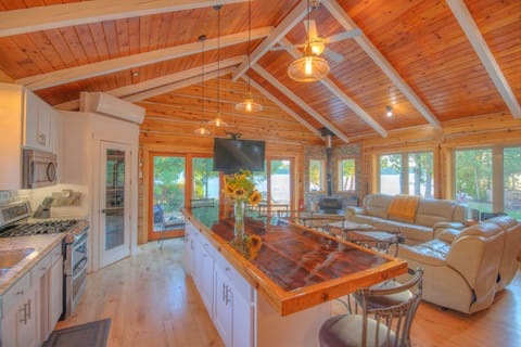 Great Room facing the lake