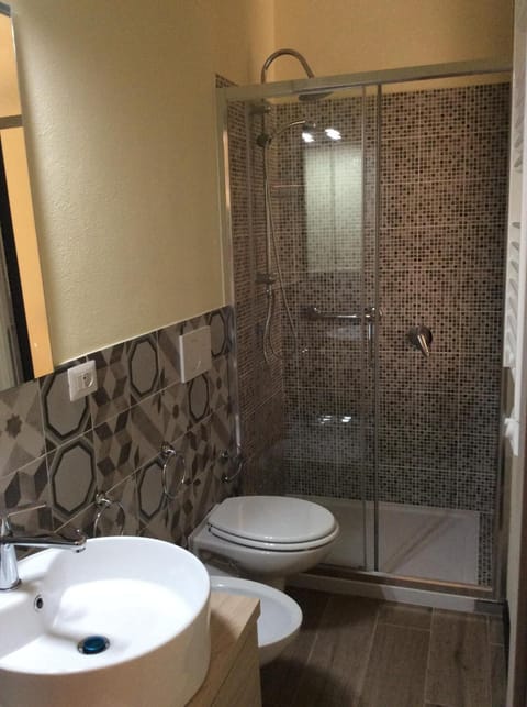 Shower, rainfall showerhead, hair dryer, bidet