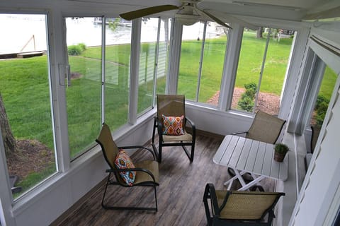 Enjoy morning coffee overlooking the water. - Enjoy morning coffee overlooking the water.