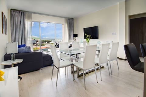 Open concept Living Dining area with spectacular views 


