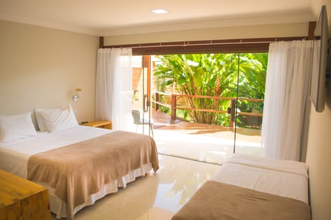 Family Room, Balcony, Garden View | Minibar, desk, blackout drapes, soundproofing
