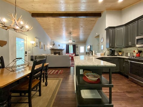 Open Concept to Living, Dining and Kitchen