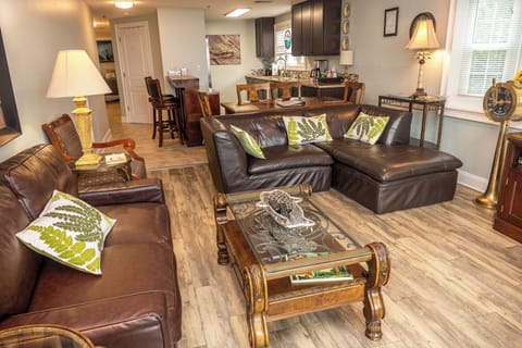 Living Room looking toward kitchen at Bay View Villa 109C