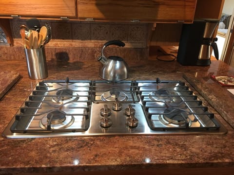 Brand new kitchen gas range.