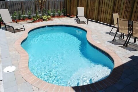 Gated Rear Yard w/Private Pool