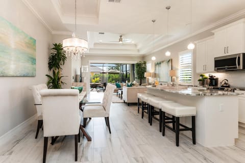 The home offers a variety of spaces to entertain your family and close friends. 