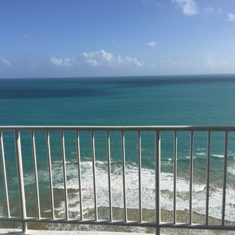 balcony yes we are right on the beach