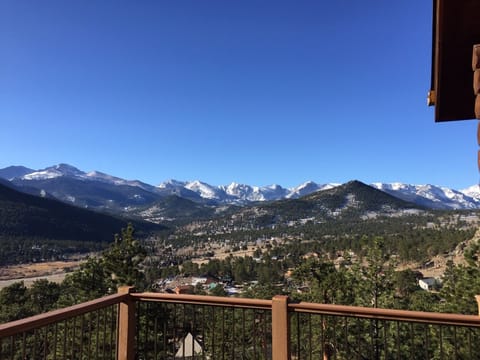 Best view in Estes, and in the middle of town. 