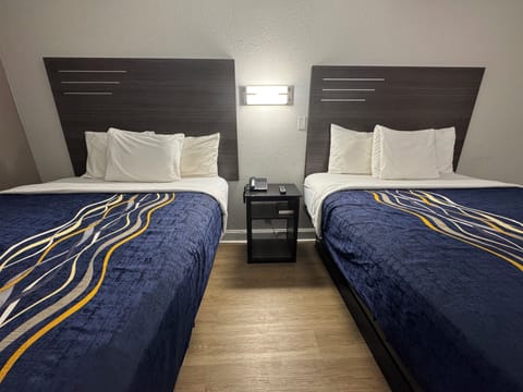 Standard Room, 2 Queen Beds | Iron/ironing board, free WiFi, bed sheets, alarm clocks