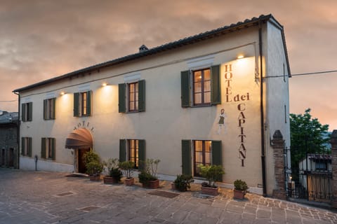 Front of property - evening/night