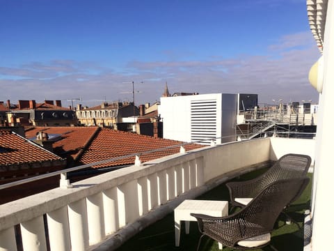 Superior Double Room, Terrace, City View | Balcony